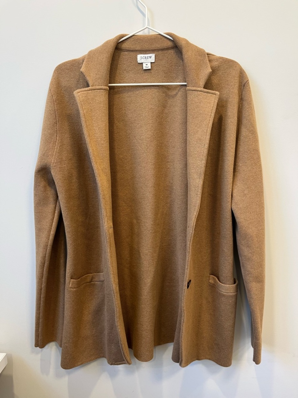 J. Crew Women’s Camel Sweater Blazer